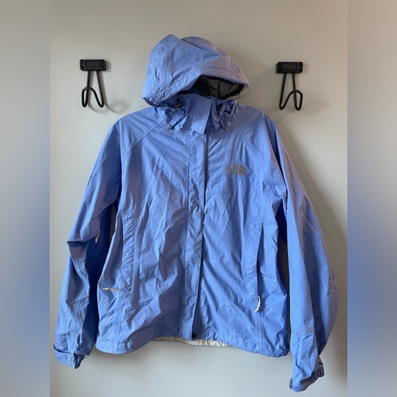 Jackets & Blazers - The North Face, blue lavendar periwinkle lightweight raincoat, women small